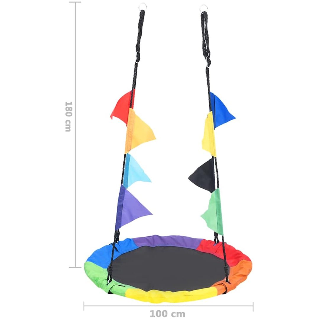 Gunga med flaggor 100 cm vidaXL – bild 5