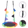 Gunga med flaggor 100 cm vidaXL – miniatyr 1