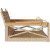 Gungbänk beige konstrotting vidaXL 63 x 62 x 40 cm – miniatyr 5