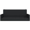 Gungbänk svart 119x56x48 cm konstrotting vidaXL – miniatyr 4