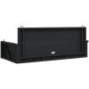 Gungbänk svart 119x56x48 cm konstrotting vidaXL – miniatyr 6