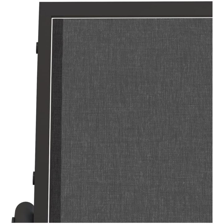 Gungbänk svart 120,5x76x86,5 cm textilene&stål vidaXL – bild 6