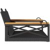 Gungbänk svart konstrotting vidaXL 63 x 62 x 40 cm – miniatyr 5