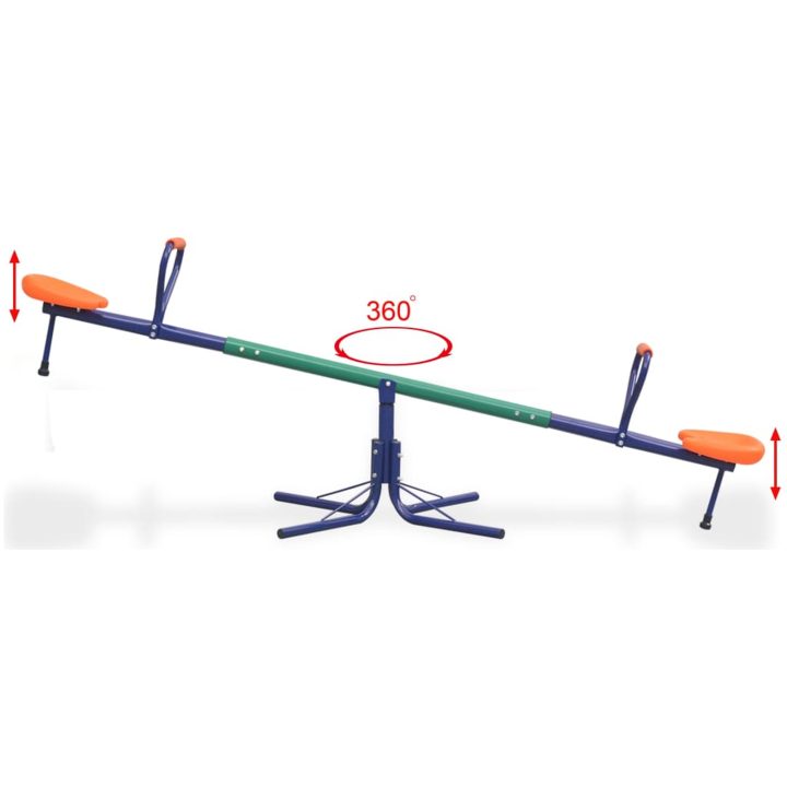 Gungbräda 360 graders rotation orange vidaXL 2 - Manna – bild 7
