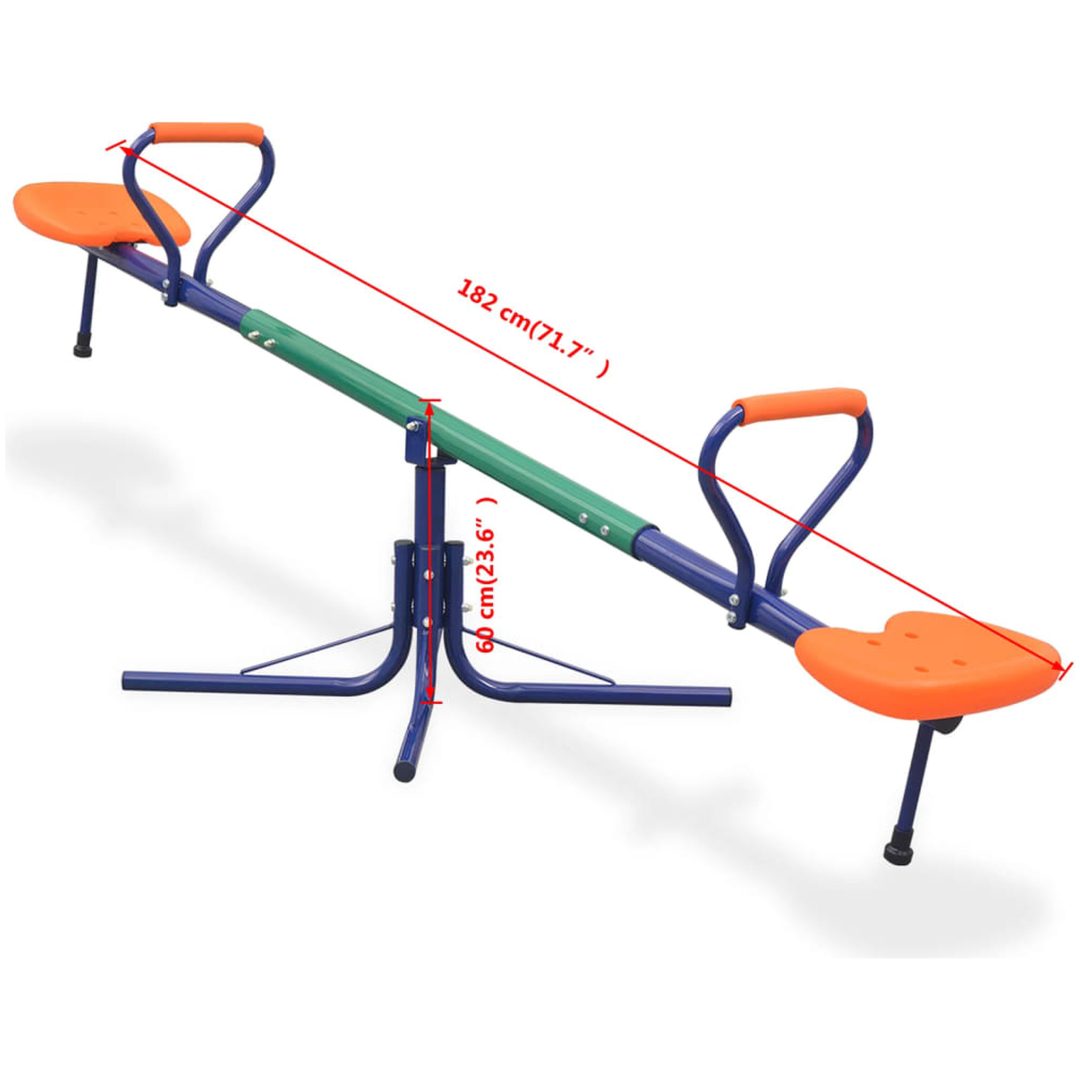 Gungbräda 360 graders rotation orange vidaXL 2 - Manna – bild 8