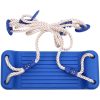 Gungsits med rep blå 37x15 cm PE vidaXL – miniatyr 2