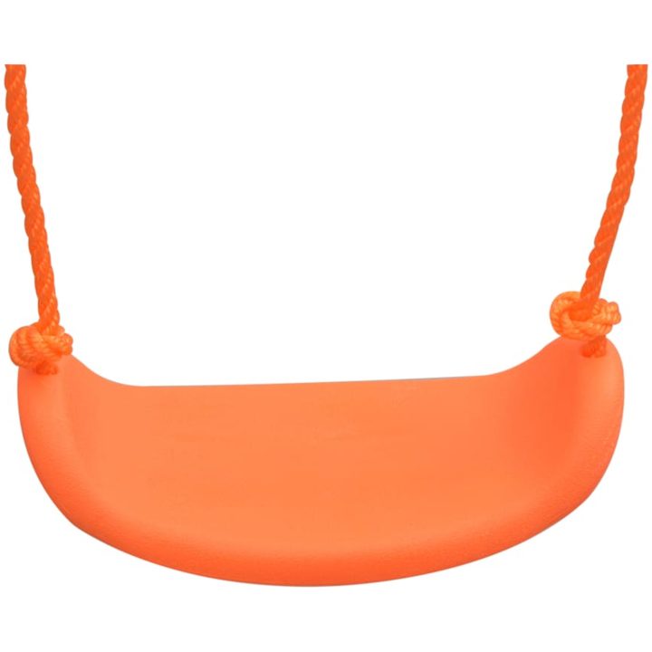 Gungställning med 4 sitsar orange vidaXL – bild 5