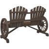 Gungstol 2-sits adirondack massivt granträ vidaXL – miniatyr 6