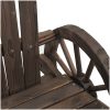 Gungstol 2-sits adirondack massivt granträ vidaXL – miniatyr 7