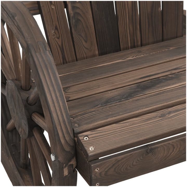 Gungstol 2-sits adirondack massivt granträ vidaXL – bild 8