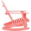 Gungstol adirondack massivt granträ rosa vidaXL – miniatyr 3