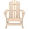 Gungstol adirondack massivt granträ vidaXL – miniatyr 2