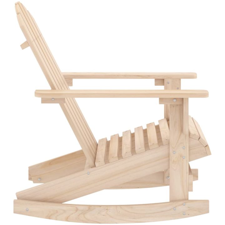 Gungstol adirondack massivt granträ vidaXL – bild 3