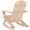 Gungstol adirondack massivt granträ vidaXL – miniatyr 4