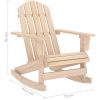 Gungstol adirondack massivt granträ vidaXL – miniatyr 6