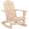 Gungstol adirondack massivt granträ vidaXL – miniatyr 1