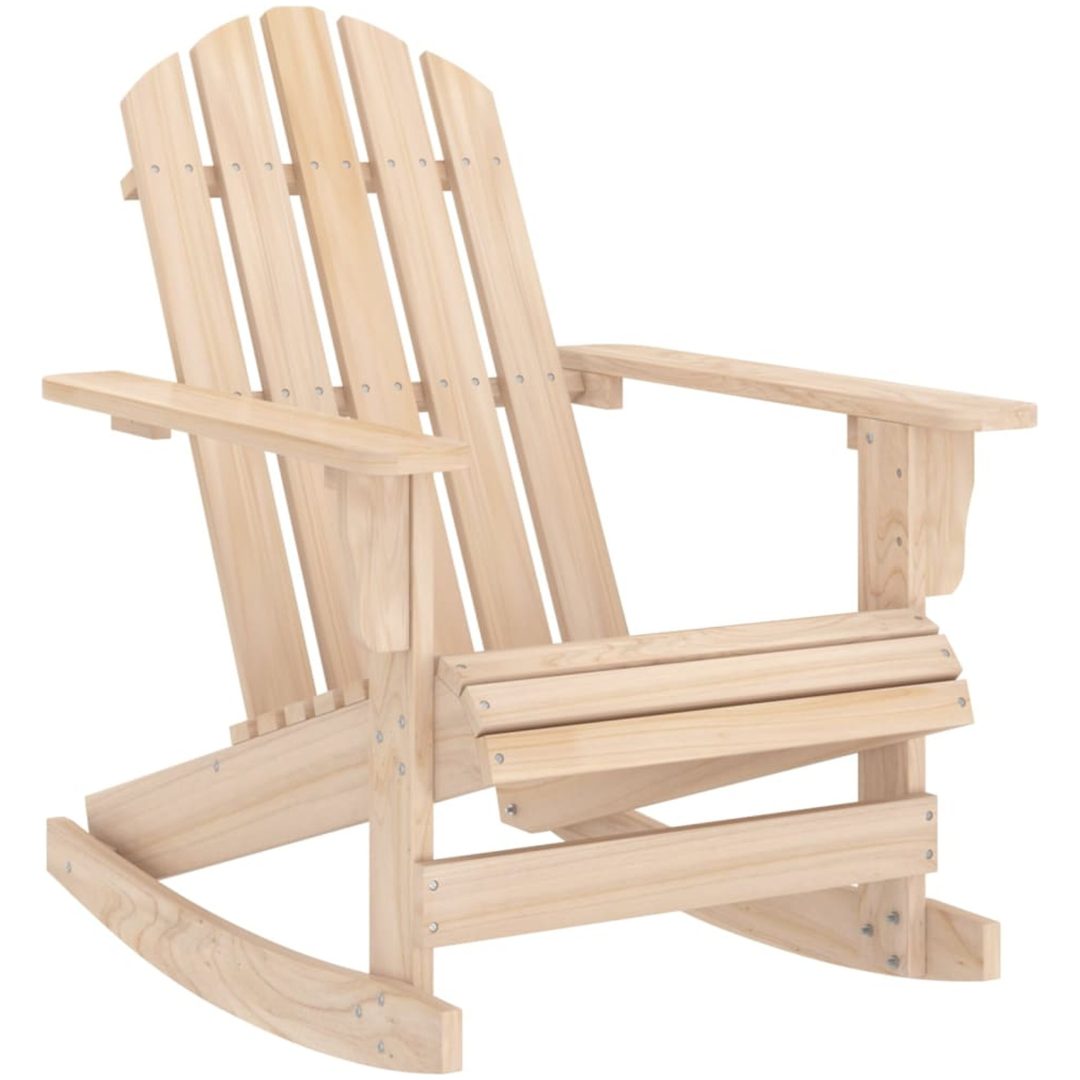 Gungstol adirondack massivt granträ vidaXL