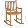 Gungstol i massiv teak vidaXL – miniatyr 5