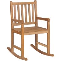 Gungstol i massiv teak vidaXL
