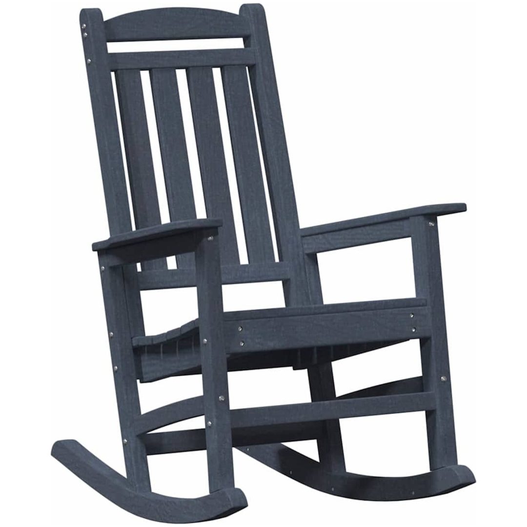 Gungstol Marinblå 70x92x108 cm HDPE vidaXL 70 x 92 x 180 cm – bild 2