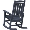 Gungstol Marinblå 70x92x108 cm HDPE vidaXL 70 x 92 x 180 cm – miniatyr 6