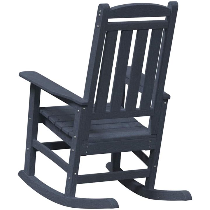 Gungstol Marinblå 70x92x108 cm HDPE vidaXL 70 x 92 x 180 cm – bild 6