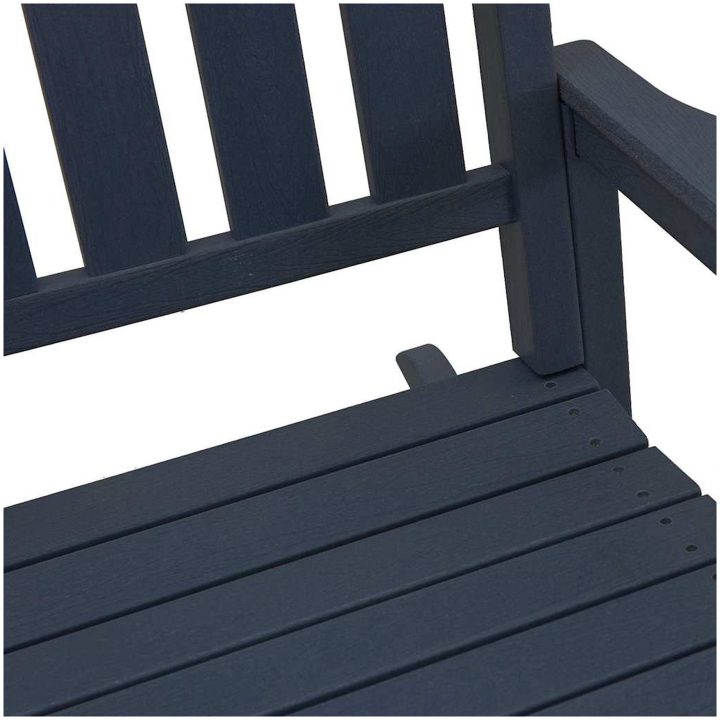 Gungstol Marinblå 70x92x108 cm HDPE vidaXL 70 x 92 x 180 cm – bild 8