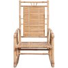 Gungstol med dyna bambu vidaXL 120 x 50 x 4 cm – miniatyr 3