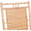 Gungstol med dyna bambu vidaXL 120 x 50 x 4 cm – miniatyr 4