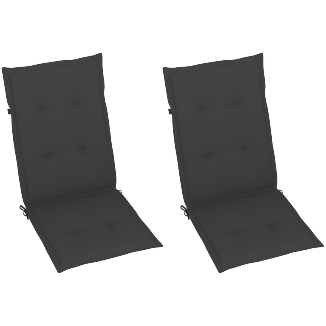 Gungstol med dyna bambu vidaXL 120 x 50 x 4 cm – bild 5