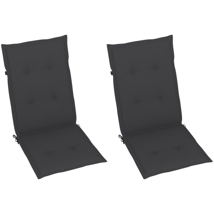 Gungstol med dyna bambu vidaXL 120 x 50 x 4 cm – bild 5