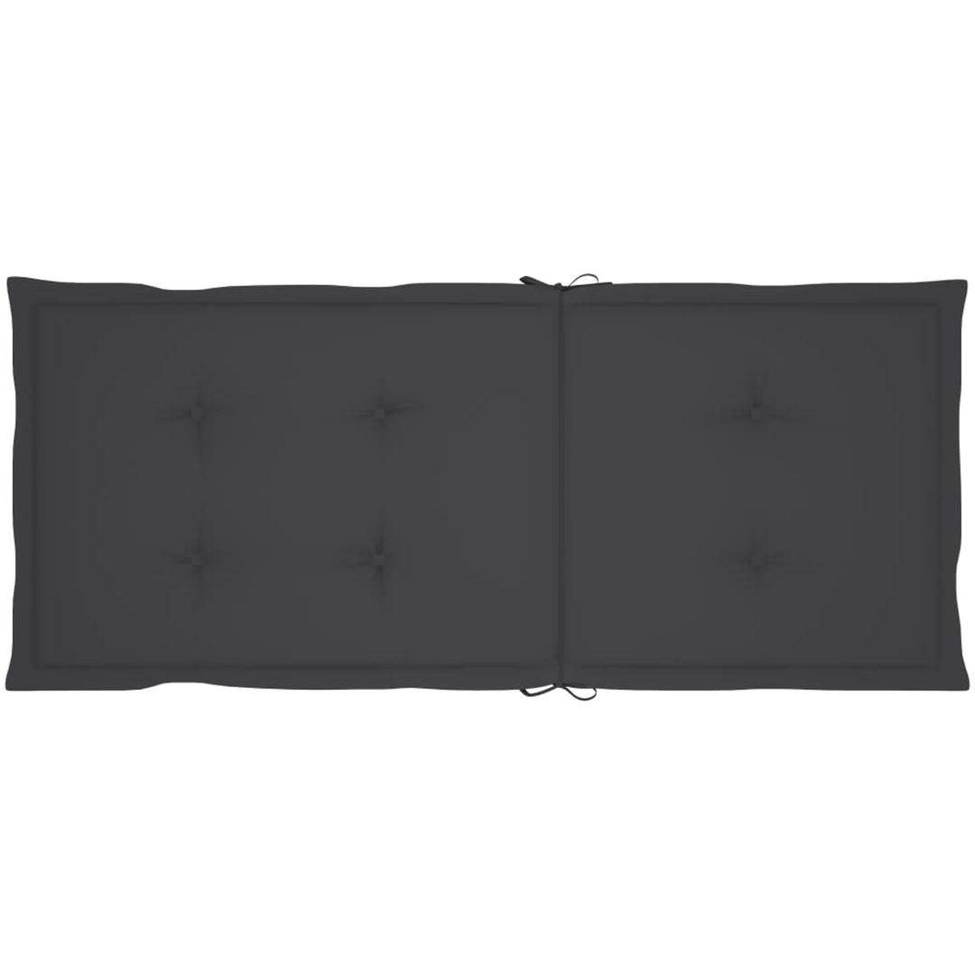 Gungstol med dyna bambu vidaXL 120 x 50 x 4 cm – bild 6