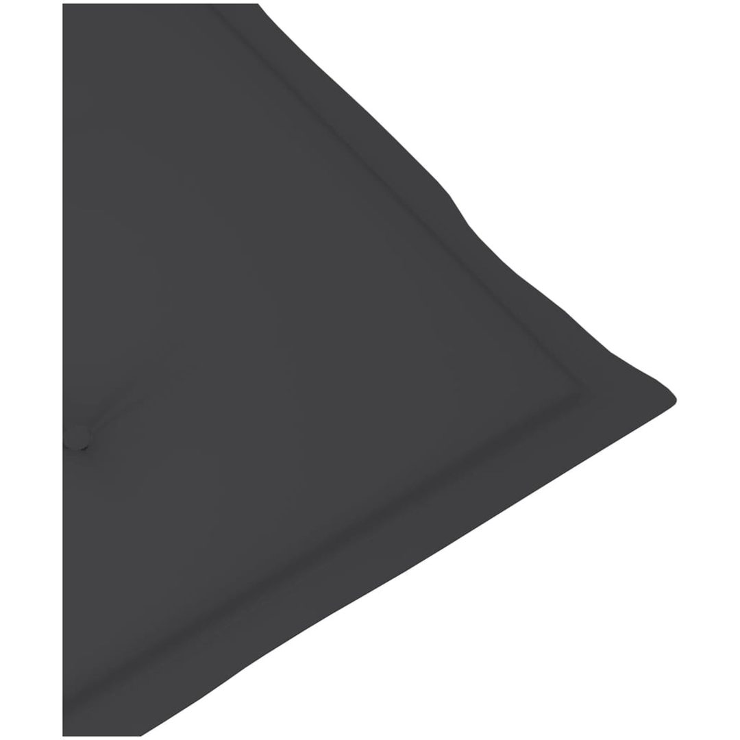 Gungstol med dyna bambu vidaXL 120 x 50 x 4 cm – bild 7