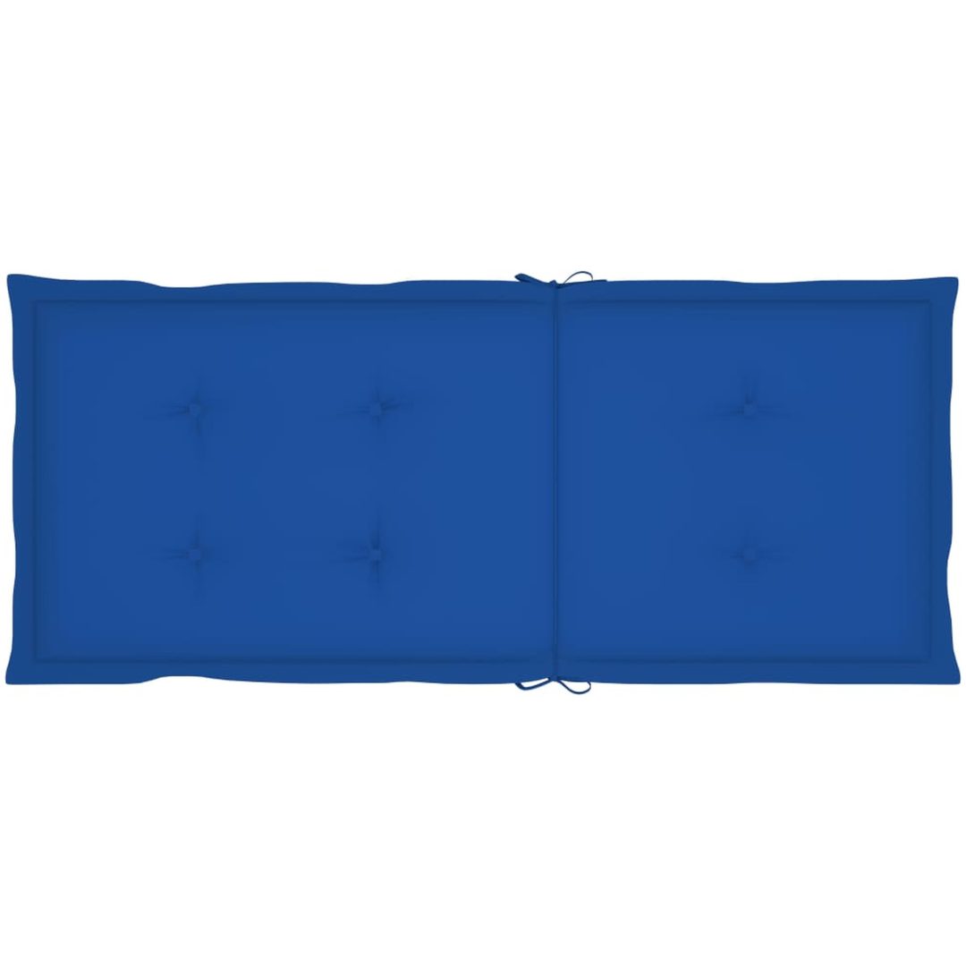 Gungstol med dynor grå massivt akaciaträ vidaXL 120 x 50 x 3 cm – bild 7