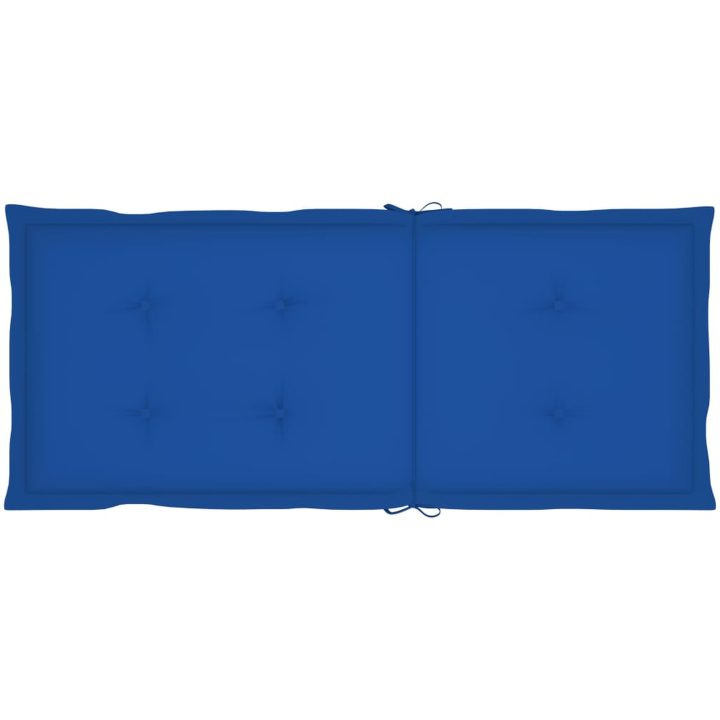 Gungstol med dynor grå massivt akaciaträ vidaXL 120 x 50 x 3 cm – bild 7