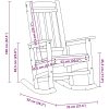 Gungstol Vit 70x92x108 cm HDPE vidaXL 70 x 92 x 180 cm – miniatyr 11