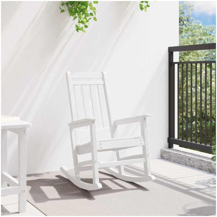 Gungstol Vit 70x92x108 cm HDPE vidaXL 70 x 92 x 180 cm – bild 3