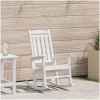 Gungstol Vit 70x92x108 cm HDPE vidaXL