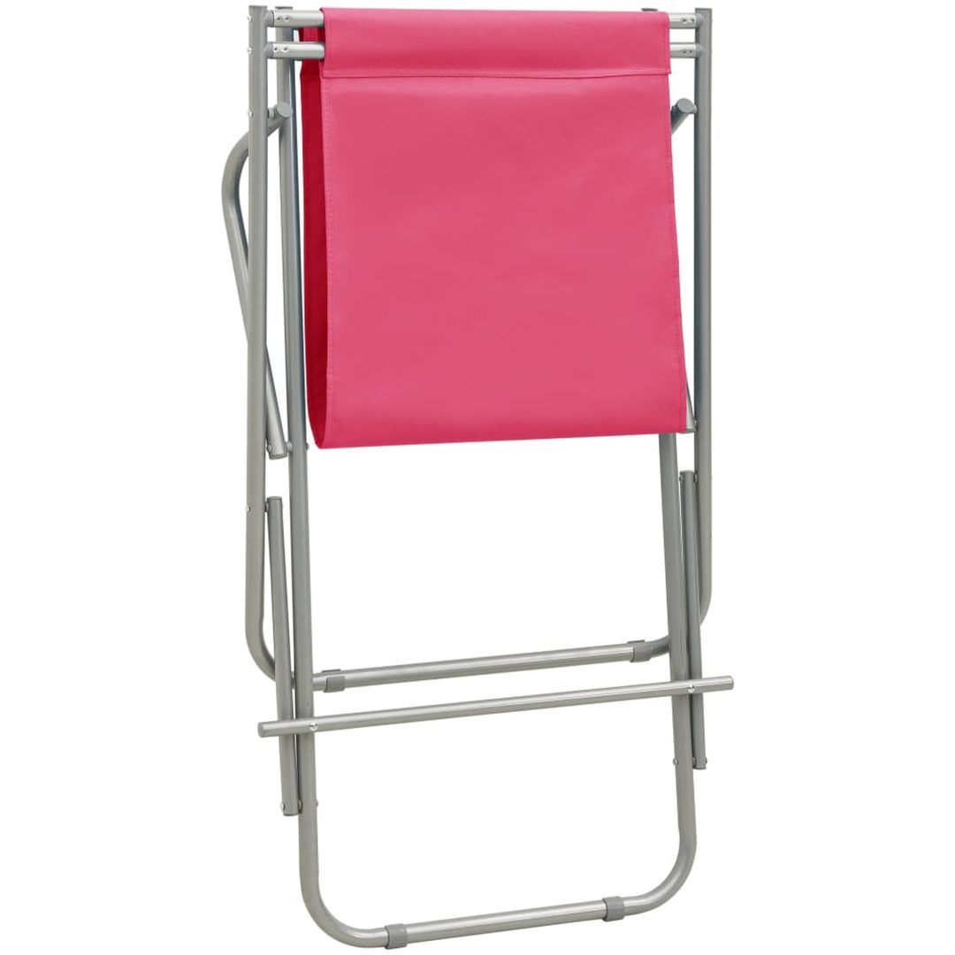 Gungstolar 2 st stål rosa vidaXL – bild 8