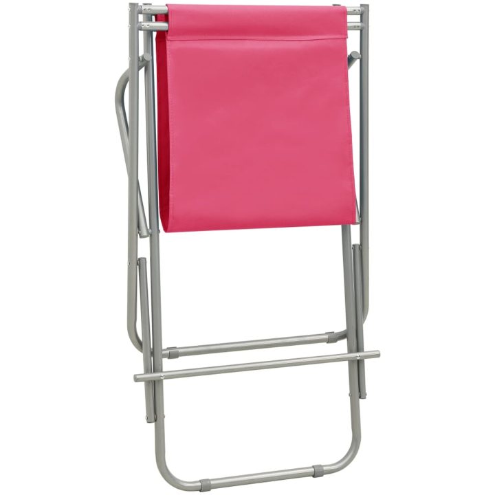 Gungstolar 2 st stål rosa vidaXL – bild 8