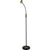 Gusto Golvlampa. Svart/mässing ANETA HOME Sockel LED Svart /Matt Mässing – miniatyr 1