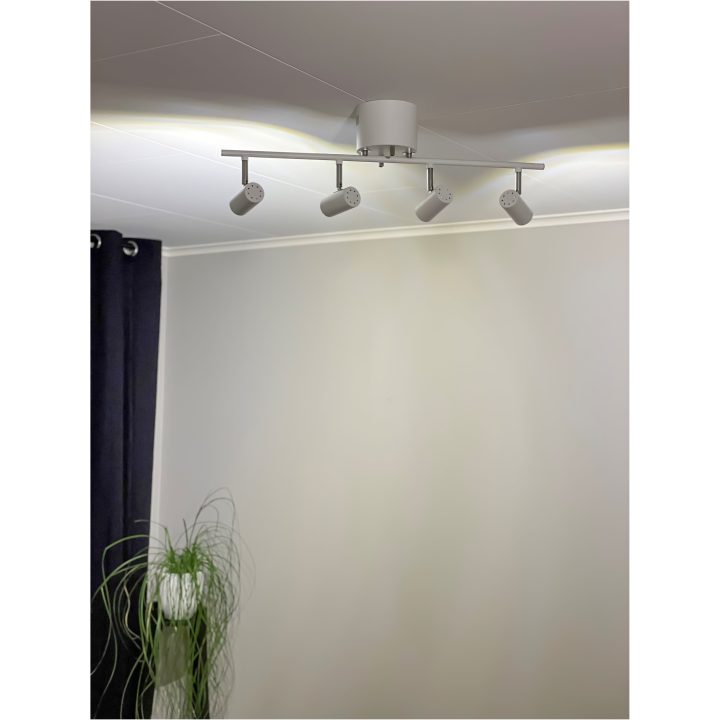 Gusto Takspot, Rak 4:a, Vit ANETA HOME Vit – bild 2