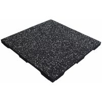 Gymgolv 30 mm 50x50 cm - Svart/grå -4-Pack Master Fitness