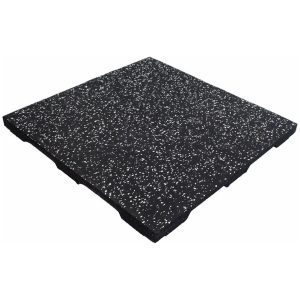 Gymgolv 30 mm 50x50 cm - Svart/grå -4-Pack Master Fitness