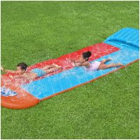 H20GO Vattenrutschbana Tsunami splash ramp dubbel Bestway