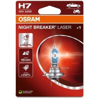 H7 Night Breaker Laser Light Bulb 12V 55W PX26d - 1 piece OSRAM