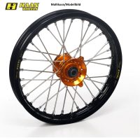 Haan wheel SX50 FRONT 24-.. 14-1,60 BLACK RIM/ORANGE HUB