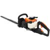Häcksax bensindriven 722 mm orange och svart vidaXL – miniatyr 2