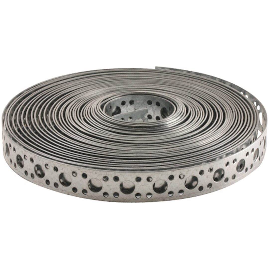 Hålband, Varmförzinkad, 10m, 20x1,0mm MALMBERGS