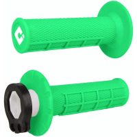 Half-Waffle MX Lock-On Grip Set FLO-Green ODI